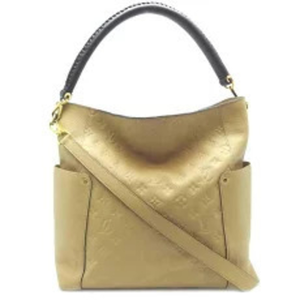 Louis Vuitton Monogram Shoulder Noir Bagatelle Dune Empreinte Bag Black